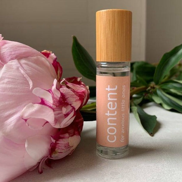 Content essential oil roller blend for babies and children! This calming natural blend is designed for its relaxing properties ideal to help anxiety and stress of emotional little minds. With Lavender for calming and comforting, Douglas Fir for grounding and Litsea for a balanced and uplifting feeling. Packaged in an elegant 10ml bamboo and glass roller bottle,
